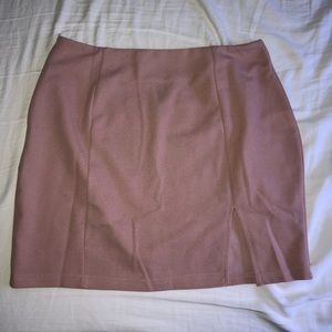 pink skirt